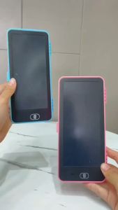 Kotak Pensil 2 IN 1 dengan Papan LCD Writing Pen Case dan Drawing Box untuk Anak