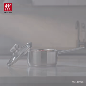 ZWILLING16cmHigh Quality Deep Saucepan Japanese Snow Pan Premium 304 Stainless Steel Saucepan Uncoated Kuali