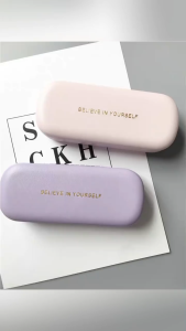 กล่องใส่แว่นตา กันน้ำ สไตล์วินเทจ ที่ใส่แว่นตา หนัง PU พร้อมส่ง G3349