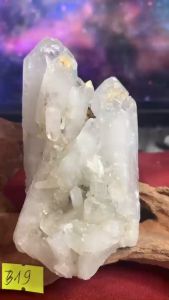 Cụm tinh thể Lemurian Thạch Anh clear Quartz tự nhiên đang mọc tinh thể Lemurian mã 319
