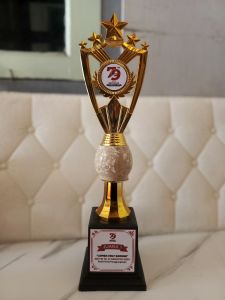 Piala Marmer Trofi Lomba Trophy Kompetisi Model Figur Perisai 5 Bintang