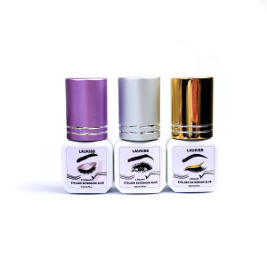 Professional 5ml 0.3S 1S Eyelash กาวแห้งเร็ว Strong False Eyelash EXTENSION กาวติดทนนานกาว Lash กาว