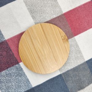 Thick Bamboo Glass Ceramic Wooden Cup Lid
