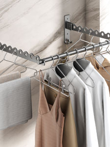 WEIMEIYUAN | Space-saving Foldable and No-drilling Wall-mounted Extensible Clothes Drying Rack