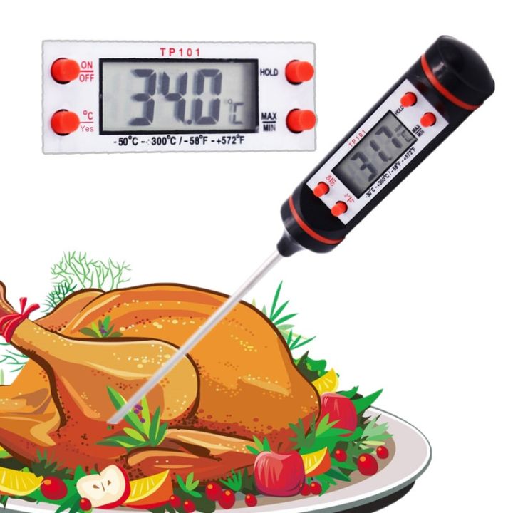 Baking Termometer Food Thermometer Baking Temperature Measurement Electronic Probe ...
