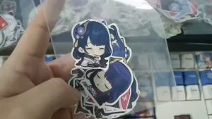 Genshin Impact - Set 10/15/20/30 Sticker Ei - Raiden Shogun - Lôi thần hình dán chibi game Genshin Impact chống nước chống xước