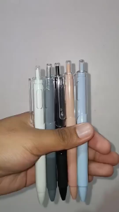 10Pcs Press Gel Pen 0.5mm Writing Black Ballpen Quick-Drying Neutral Pen Office & School Supplies