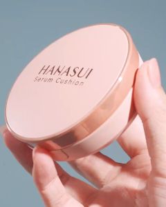 Hanasui Serum Cushion - Flawless Natural Dewy Finish UVA & UVB Protection Perfect Coverage Menyamarkan Pori-Pori Garis Halus Noda Wajah