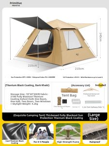 The Primitive | Portable Waterproof 2-in-1 Tent