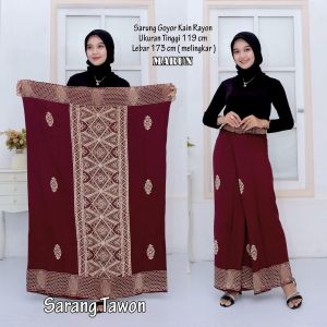 SARUNG GOYOR SANTRIWATI / SARUNG SANTRI PUTRI / SARUNG AQIL / BAHAN RAYON ADEM
