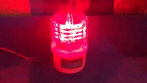 AC 220V LED Warning Lamp Signal Buzzer Machine Fire Alarm 110db Waterproof Red Emergency Lights