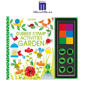 Rubber Stamp Activities Garden Hardcover by Fiona Watt Original English books