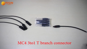 High Current 50A MC4 3to1 Solar Panel T Branch Y Branch Cable Splitter Coupler Connectors