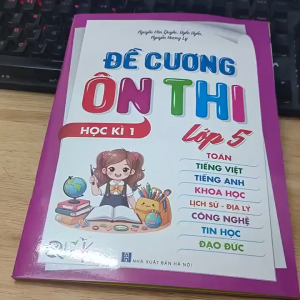 Sách - Đề cương ôn thi - Lớp 5 - Học kì 1 (Qbooks)