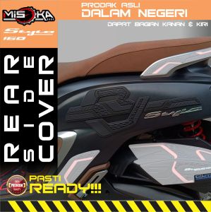 Misoka Rear Side Cover Stylo 160 Rubber Karet Kanan Kiri BUKANhayaidesu