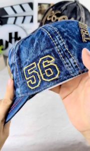 Nón kết mũ kết Địa 1956 phối vải jeans xịn chuẩn thời trang (Ảnh thật) - CC0786