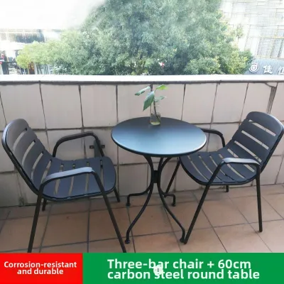 New Outdoor Rattan Table and Chairs Set For Garden Courtyard Balcony Leisure