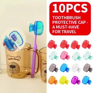 10 Chiếc Nắp Bảo Vệ Bàn Chải Đánh Răng Thân Thiện Với Môi Trường Có Thể Tái Sử Dụng Đầu Bàn Chải Đánh Răng Hộp Bảo Quản Cần Thiết Cho Du Lịch Giá Cả Phải Chăng Vệ Sinh Nha Khoa