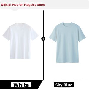 MiiOW | Heavyweight Cotton Plain White T-shirt Underwear