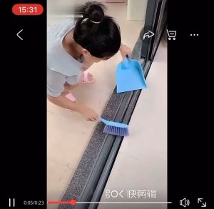 Mini Cleaning Brush with Dustpan for Keyboard The Window Groove Cleaning Brush Portable brush UMISKY