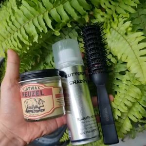 Sáp vuốt tóc Reuzel Clay Wax chai lọ thuỷ tinh cao cấp siêu giữ nếp bản con heo hồng - 100g