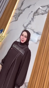 COD Karina Dress Ceruty Babydoll Payet Dress Wanita Terbaru 2025 Kekinian Dress Untuk Kondangan