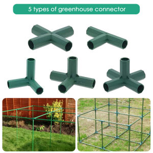 【 In Stock】no branded 16MM PVC Joints 5 Styles of Stable Support for Heavy-Duty Greenhouse Plastic Frame Multi-Purpose Building Connector