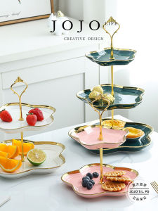 Modern Ceramic Fruit Bowl JOJOS L PD Stupid Creative Living Room Coffee Table Home Use Dishwasher Safe Fruit Plate