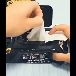 Quick wipes ของแท้สะอาดกว่า แผ่นเช็ดทำความสะอาดรองเท้า ทิชชูเปียกเช็ด ขจัดสิ่งสกปรก ทำความสะอาดล้ำลึก สิ่งประดิษฐ์ขัดรองเท้า