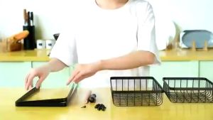 Kitchen Rack Home Organizer Storage Rack 2 Tier Onion Rack Fruit Basket Rak Bawang Bertingkat Vegetable Storage