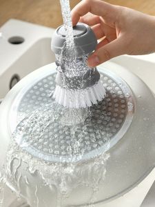 Japanese Style Kitchen Cleaning Brush Liquid Additive Non-Stick Pot Dishwasher Safe Scrubber for Plates Cups And Bowls