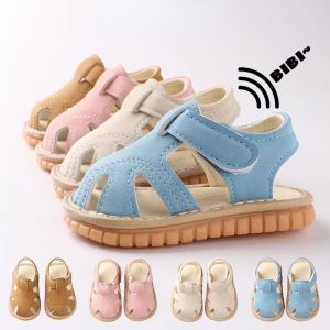 รองเท้ารัดส้น มีเสียง สไตล์ลำลอง สำหรับเด็กวัยหัดเดิน【KOALABABY】