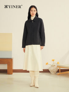 French Style Wool Blended Short Pea Coat