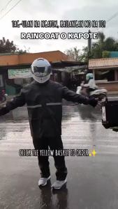 Kapote Rain Coat Makapal for Motorcycle Waterproof High Quality Rubberize Raincoat Women Men with Reflector Rain Suit Fashionable