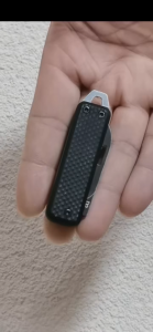 EDC จับใบมีดสแตนเลส Mini แบบพกพาพับมีดพวงกุญแจอุปกรณ์เสริม Outdoor Travel Camping เครื่องมือของขวัญ