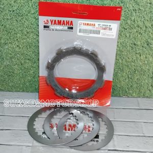 plat besi gesek + kampas kopling motor yamaha byson R15 mx king
