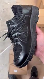 OXO Training Shoes Mens Black Physical Fitness Training Shoes Ultra Light Breathable Outdoor Running Shoes Soft Bottom Security Rescue Shoes