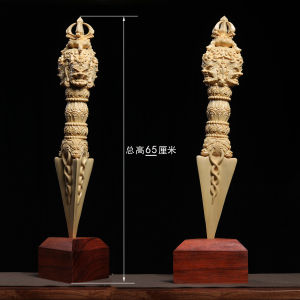 Boxwood Craft Puba King Kong Pendant Monster Subduing Club Extra Large Tantric Dharma-Vessel Furnishings Ornaments Safe Pendant