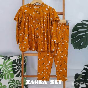ZAHRA SET - Setelan Anak Perempuan Rayon & Piyama