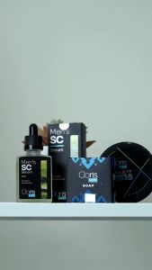 Clorismen Geng Max B Cloris Men Special Bundling Clorismen Soap 40gr & SC Serum Penghilang Bekas Bopeng For Anti Aging Acne Scars