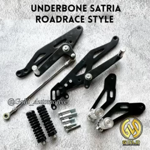 Underbone Satria FU FI F Facelit Karbu & Injeksi Double Step Footstep UB Suzuki Satria F150