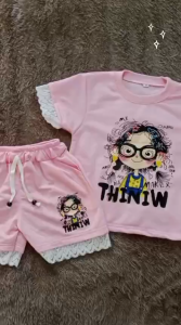 SETELAN ANAK PEREMPUAN MODEL CELPEN RENDA MOTIF LUCU 1-5 TAHUN