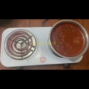 BARU Kompor Listrik Serbaguna 2 Tungku Multifunsi 2000W Keluar Api THP 5703