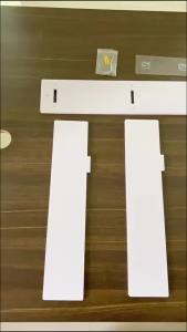 Minimalist White 3-Tier Wall Mounted Floating Shelf for Bedroom Living Room & Entryway