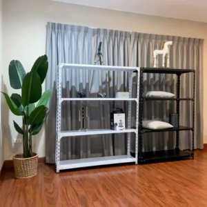 ชั้นวางของ ชั้นเหล็ก 3/4/5/6ชั้น สูง120cm 150cm 180cm 195cm ขาว ดำ เหล็กหนา ทนทาน ชั้นวาง shelf