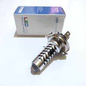 Lampu Led H4 Hs1 Laser 2 Warna Putih Kuning Luminos LS2