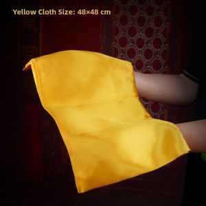 Yellow Dustproof Cloth Covering Buddhist Statue Covering Tablecloth Guanyin Statue Covering Ceremony Decorative Festive Artwork