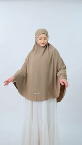 Alluna - Jilbab Bergo Maryam Jumbo Instan Syari Polos - Ukuran XXL & XXXL - Premium Quality