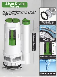 JIAYUN | Universal Toilet Tank Inlet and Outlet Valve