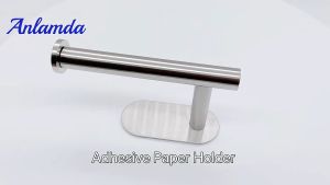 GH - Gantungan Tempat Tisu Gulung Toilet WC Tempel Dinding Paper Holder Stainless Steel Tisu Toilet